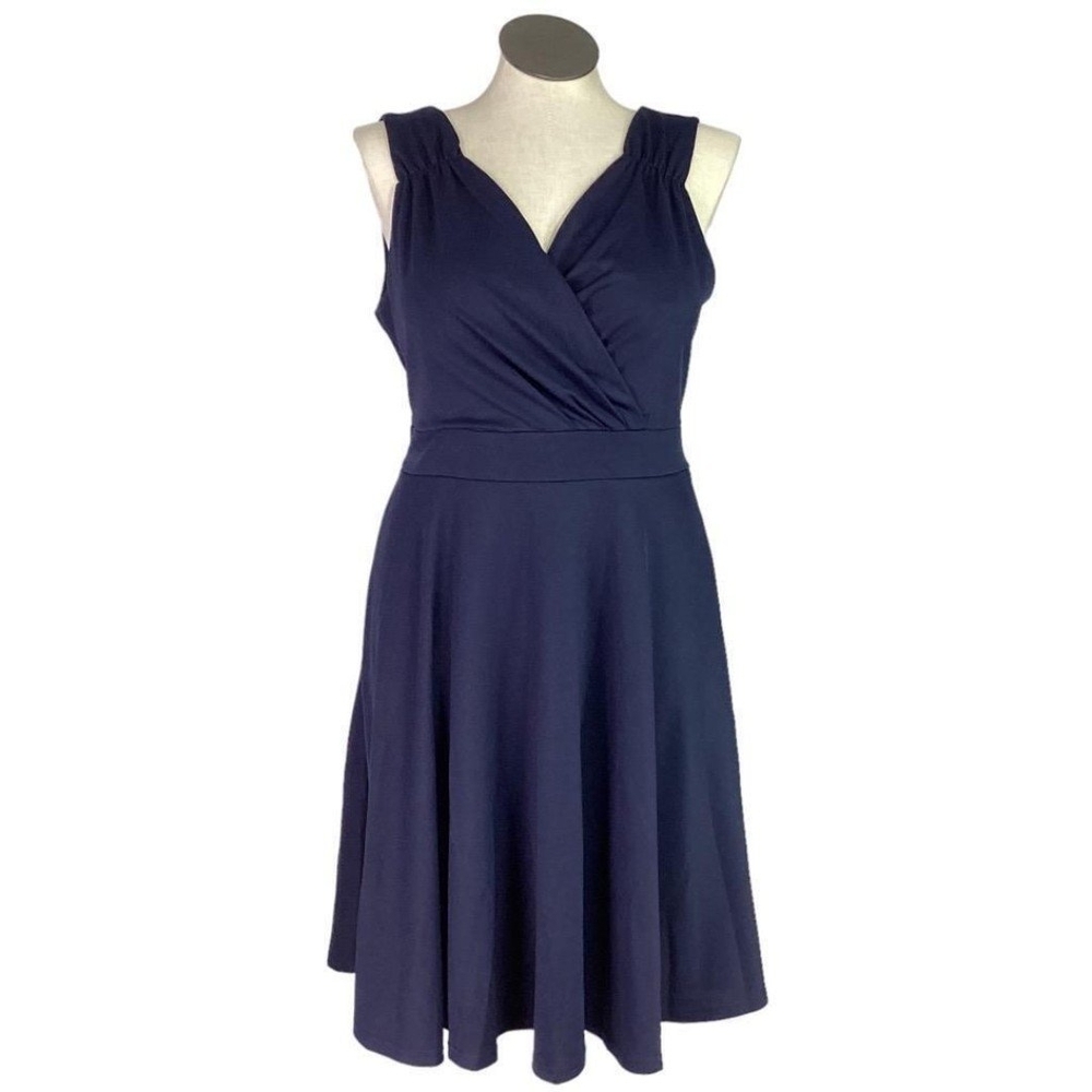 Grace Karin Deep Blue Midi Dress